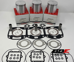 '93-'97 Arctic Cat Thunder Cat 900 Standard 76.50mm Bore Wiseco Top End Kit, STK
